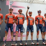 Foto Nicoloro G.   21/05/2019   Ravenna    10° tappa del 102° Giro d' Italia da Ravenna a Modena. nella foto la squadra di ciclismo Bahrain-Merida.