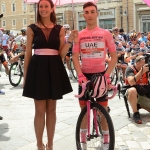 Foto Nicoloro G.   21/05/2019   Ravenna    10° tappa del 102° Giro d' Italia da Ravenna a Modena. nella foto la Maglia Rosa Valerio Conti.