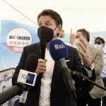 25/08/2021   Ravenna    Visita in citta\' del presidente del M5S in vista delle amministrative di ottobre. nella foto il presidente del M5S Giuseppe Conte.