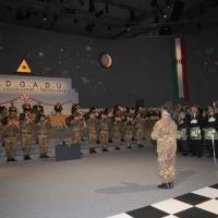 Foto Nicoloro G. 01/04/2011 Rimini Assemblea 2011 del Grande Oriente d’ Italia che riunisce tutte le Logge d’ Italia sul tema dell’ Unità d'Italia ” Dopo 150 anni per restare insieme”. nella foto Banda dei bersaglieri di Ascoli Piceno