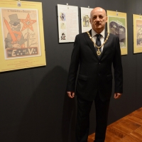 Foto Nicoloro G.  10/04/2015  Rimini    Assise annuale del Grande Oriente d\' Italia, la più importante istituzione massonica italiana, dal titolo \" Il coraggio delle idee, la costanza delle azioni \". nella foto il Gran Maestro Stefano Bisi.