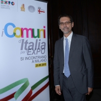 Foto Nicoloro G. 23/09/2013 Milano Incontro ” I Comuni d’ Italia per l’ Expo ” con la partecipazione del presidente della Camera Laura Boldrini. nella foto Virginio Merola