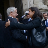 Foto Nicoloro G. 23/09/2013 Milano Incontro ” I Comuni d’ Italia per l’ Expo ” con la partecipazione del presidente della Camera Laura Boldrini. nella foto Laura Boldrini – Giuliano Pisapia   