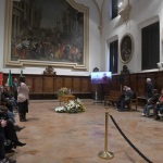 Foto Nicoloro G.   29/03/2023   Bagnacavallo   (RA)   Si sono svolti oggi i funerali dell\' attore Ivano Marescotti. nella foto la camera ardente.
