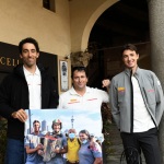 Foto Nicoloro G.   30/04/2021   Ravenna   Le istituzioni di Ravenna hanno voluto incontrare e celebrare i partecipanti alla America\'s Cup con il team di Luna Rossa in quanto soci del Circolo velico Ravennate. L\' incontro e\' stato denominato \' il Folle Volo \' per ricordare l\' impresa tentata dall\' equipaggio di Ulisse descritta da Dante nel XXVI canto dell\' Inferno. nella foto da sinistra Umberto Molineris, Andrea Bazzini e Jacopo Plazzi.