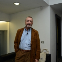 Foto Nicoloro G.   16/11/2014   Milano     Serata dedicata ai tre anni dell' inserto domenicale del Corriere della Sera " La Lettura ". nella foto lo scrittore spagnolo Arturo Perez-Reverte.