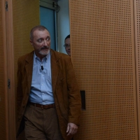 Foto Nicoloro G.   16/11/2014   Milano     Serata dedicata ai tre anni dell\' inserto domenicale del Corriere della Sera \" La Lettura \". nella foto lo scrittore spagnolo Arturo Perez-Reverte.