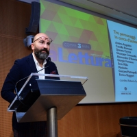 Foto Nicoloro G.   16/11/2014   Milano     Serata dedicata ai tre anni dell' inserto domenicale del Corriere della Sera " La Lettura ". nella foto lo scrittore Donato Carrisi.