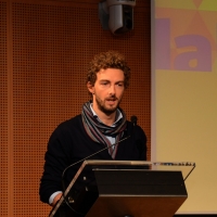 Foto Nicoloro G.   16/11/2014   Milano     Serata dedicata ai tre anni dell' inserto domenicale del Corriere della Sera " La Lettura ". nella foto lo scrittore Alessandro D' Avenia.