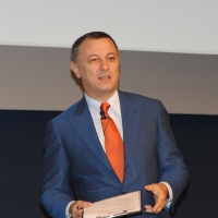 Foto Nicoloro G. 12/10/2011 Milano Nona edizione dello " IAB Forum " che quest' anno ruota intorno al concept " The New Normal ", due aggettivi antitetici per significare da un lato la raggiunta maturita' di Internet e dall' altro l' importanza dell' innovazione. nella foto Antonello Piroso
