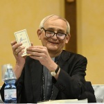 Foto Nicoloro G.   30/01/2023   San Pietro in Vincoli ( RA )   Presentazione dell\' Enciclica di Papa Francesco \' Fratelli tutti \' nella sede dei Missionari Saveriani. nella foto il presidente della CEI cardinale Matteo Maria Zuppi.
