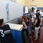 Foto Nicoloro G.   26/05/2022   Marina di Ravenna (RA)   Attivo dal 2016 il Cestha ( Centro sperimentale per la tutela degli habitat ) e' un ente di ricerca che ha come missione il recupero della fauna ittica e la protezione ambientale. In particolare si occupa della cura delle tartarughe spiaggiate o finite nelle reti dei pescatori o peggio ferite dalle eliche dei motori delle barche. nella foto periodiche iniziative di informazione e visita richiamano molte persone.