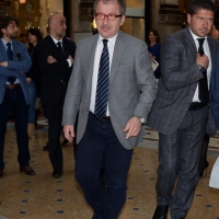 Foto Nicoloro G. 29/05/2013 Milano Presentazione del libro " Il sangue non sbaglia ". L' autore è il defunto Capo della Polizia Antonio Manganelli. nella foto Roberto Maroni