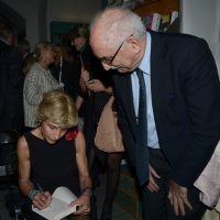 Foto Nicoloro G. 29/05/2013 Milano Presentazione del libro " Il sangue non sbaglia ". L' autore è il defunto Capo della Polizia Antonio Manganelli. nella foto Adriana Manganelli – Armando Spataro