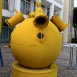 Foto Nicoloro G.   27/06/2023   Marina di Ravenna ( RA )   Il Museo Nazionale delle Attivita\' Subacquee fondato nel 1998 e\' l\' unico in Italia e fa parte dell\' associazione internazionale HDS ( Historical Diving Society ). nella foto una delle torrette di esplorazione subacquea posta davanti all\' ingresso del MAS.