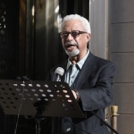 Foto Nicoloro G.   26/05/2023   Ravenna   Nell' ambito della Lettura perpetua della Divina Commedia davanti alla tomba di Dante, il premio Nobel per la Letteratura 2021 Abdulrazak Gurnah ha letto il XXVI Canto dell' Inferno. nella foto il premio Nobel Abdulrazak Gurnah.
