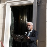 Foto Nicoloro G.   26/05/2023   Ravenna   Nell' ambito della Lettura perpetua della Divina Commedia davanti alla tomba di Dante, il premio Nobel per la Letteratura 2021 Abdulrazak Gurnah ha letto il XXVI Canto dell' Inferno. nella foto il premio Nobel Abdulrazak Gurnah.