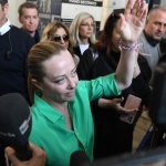 Foto Nicoloro G.   21/05/2023   Ravenna    Il presidente del Consiglio Giorgia Meloni in visita ai luoghi della Romagna colpiti dal maltempo ha fatto tappa anche a Ravenna. nella foto il presidente del Consiglio Giorgia Meloni.