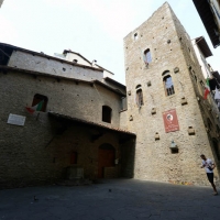 Nicoloro G. 14/09/2013 Ravenna Nel giorno anniversario della morte di Dante Alighieri, avvenuta il 14 settembre 1321, un viaggio in treno tra Ravenna e Firenze, le due città che videro la nascita e la morte del Sommo Poeta. Un viaggio a ritroso con quello che è stato ribattezzato " il treno di Dante " percorrendo la prima Ferrovia Transappenninica, che quest' anno compie 120 anni, e una sorta di gemellaggio fra i luoghi danteschi delle due città. nella foto La Casa del Sommo Poeta  