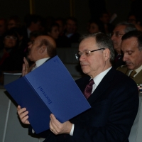Foto Nicoloro G.  09/12/2014    Milano    Inaugurazione dell' Anno Accademico 2014-2015 dell' Università Bocconi. nella foto il governatore della Banca d' Italia Ignazio Visco.