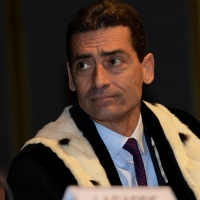 Foto Nicoloro G.  09/12/2014    Milano    Inaugurazione dell' Anno Accademico 2014-2015 dell' Università Bocconi. nella foto il rettore Bocconi Andrea Sironi.