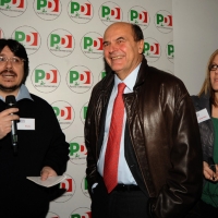 Foto Nicoloro G. 19/01/2013 Milano Inaugurazione della nuova sede del Circolo PD Romana-Calvairate alla presenza del segretario generale del PD Pierluigi Bersani. nella foto Pierluigi Bersani
