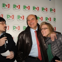 Foto Nicoloro G. 19/01/2013 Milano Inaugurazione della nuova sede del Circolo PD Romana-Calvairate alla presenza del segretario generale del PD Pierluigi Bersani. nella foto Pierluigi Bersani 