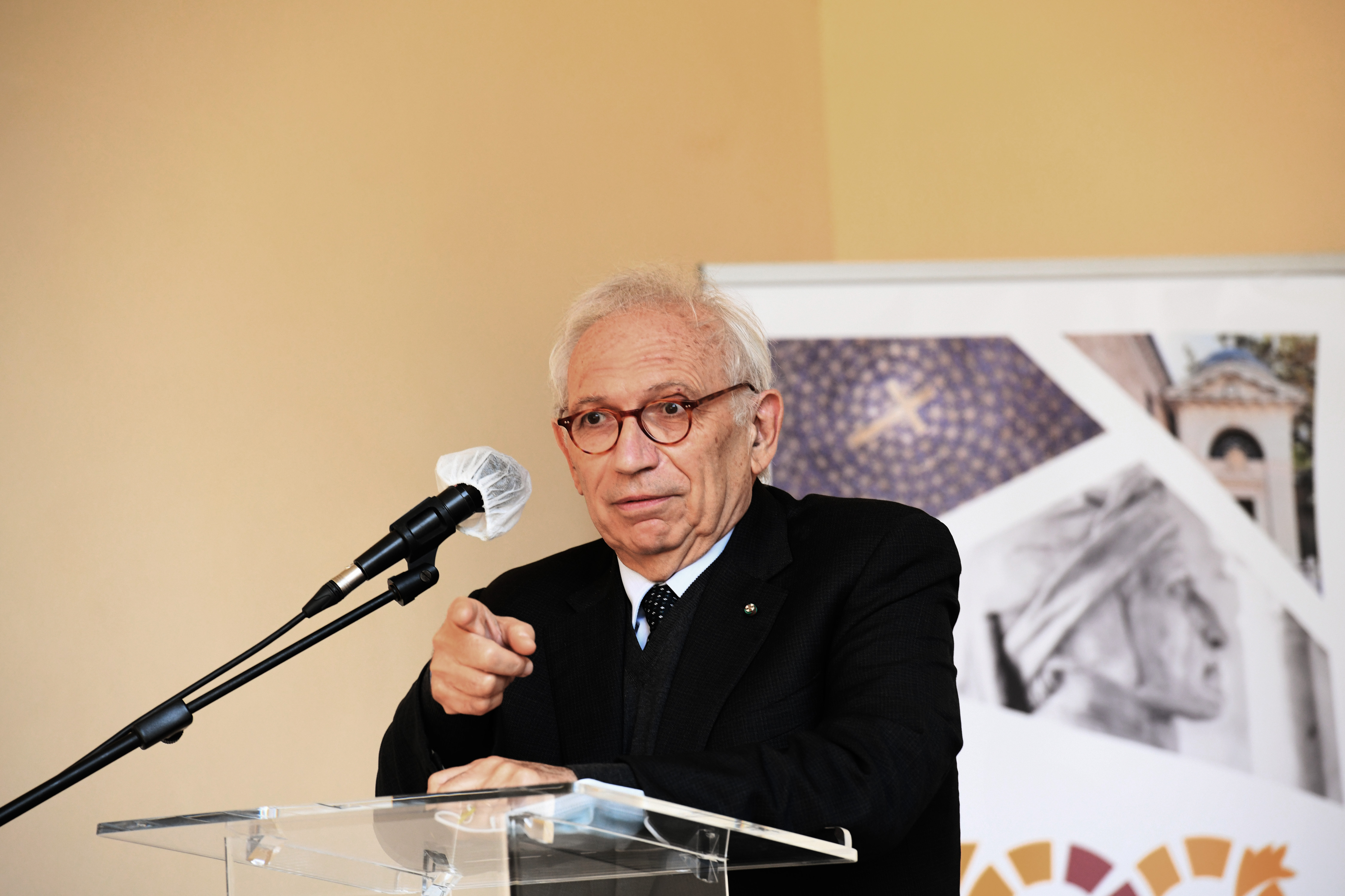 15/05/2021   Ravenna  Inaugurazione del Museo Dante alla presenza del ministro dell\' Istruzione. nella foto il ministro Patrizio Bianchi.