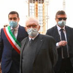 15/05/2021   Ravenna  Inaugurazione del Museo Dante alla presenza del ministro dell' Istruzione. nella foto il ministro Patrizio Bianchi al suo arrivo alla sede del Museo Dante accompagnato dal sindaco Michele de Pascale.