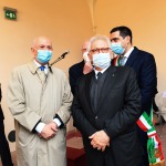 15/05/2021   Ravenna  Inaugurazione del Museo Dante alla presenza del ministro dell' Istruzione. nella foto il presidente dell'  ABI Antonio Patuelli, a sinistra, e il ministro Patrizio Bianchi.