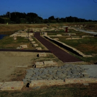 Foto Nicoloro G.  28/07/2015   Ravenna   Il ministro dei Beni e delle AttivitÃ  culturali inaugura il nuovo sito archeologico dell\' Antico Porto di Classe. nella foto una veduta del sito.