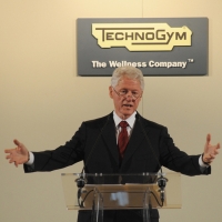 Foto Nicoloro G. 29/09/2012 Cesena ( FC ) Inaugurazione, alla presenza del Capo dello Stato, della nuova sede della Technogym, prima " Wellness Valley " al mondo. nella foto l'ex Presidente degli Stati Uniti Bill Clinton