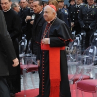 Foto Nicoloro G. 21/03/2011 Milano Inaugurazione alla presenza del Capo dello Stato della nuova sede della Regione Lombardia. nella foto Il Cardinale Dionigi Tettamanzi, Arcivescovo di Milano