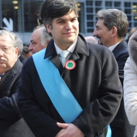 Foto Nicoloro G. 21/03/2011 Milano Inaugurazione alla presenza del Capo dello Stato della nuova sede della Regione Lombardia. nella foto Bruno Depei