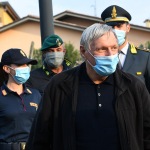 Foto Nicoloro G.   10/10/2020   Ravenna    Don Ciotti, presidente dell' associazione antimafia ' Libera ', inaugura tre immobili confiscati alla mafia e assegnati al Comune di Ravenna. nella foto don Luigi Ciotti, presidente dell' associazione antimafia ' Libera '.