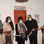 Foto Nicoloro G.   10/10/2020   Ravenna    Don Ciotti, presidente dell\' associazione antimafia \' Libera \', inaugura tre immobili confiscati alla mafia e assegnati al Comune di Ravenna. nella foto di gruppo don Luigi Ciotti partecipa all\' inaugurazione di uno dei due appartamenti confiscati alla mafia e assegnati al Comune di Ravenna ad uso di associazioni di volontariato.