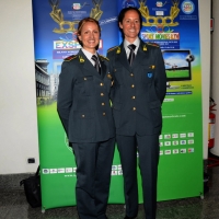Foto Nicoloro G.  04/12/2013  Milano   Trentunesima edizione del '' Milano International Ficts Fest ''. nella foto le due campionesse mondiali di canottaggio Laura Milani, a sinistra, e Elisabetta Sancassani.