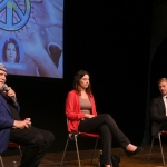 Foto Nicoloro G.   28/05/2024   Ravenna   Incontro-dibattito sul tema ' Insieme per la Pace '. nella foto da sinistra l'attore e scrittore Moni Ovadia, l' europarlamentare M5S Sabrina Pignedoli e il docente LUIS Alessandro Orsini.