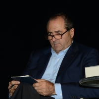 Foto Nicoloro G.   20/10/2014   Milano    Incontro e dibattito dal titolo " Partiti per la Tangente " per affrontare il tema sempre attuale della corruzione nelle istituzioni e nel mondo imprenditoriale. nella foto Antonio Di Pietro, magistrato del pool di Mani Pulite.