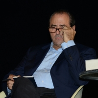 Foto Nicoloro G.   20/10/2014   Milano    Incontro e dibattito dal titolo " Partiti per la Tangente " per affrontare il tema sempre attuale della corruzione nelle istituzioni e nel mondo imprenditoriale. nella foto Antonio Di Pietro, magistrato del pool di Mani Pulite.