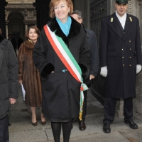 Foto Nicoloro G. 19/01/2011 Milano Il sindaco di Milano Letizia Moratti incontra in Comune il presidente della Repubblica di Slovenia Danilo Turk. nella foto Letizia Moratti