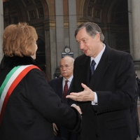 Foto Nicoloro G. 19/01/2011 Milano Il sindaco di Milano Letizia Moratti incontra in Comune il presidente della Repubblica di Slovenia Danilo Turk. nella foto Letizia Moratti – Danilo Turk