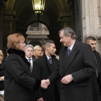 Foto Nicoloro G. 19/01/2011 Milano Il sindaco di Milano Letizia Moratti incontra in Comune il presidente della Repubblica di Slovenia Danilo Turk. nella foto Letizia Moratti – Danilo Turk