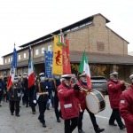 Foto Nicoloro G.   03/12/2021   Ravenna   Intitolazione di una via al comandante partigiano e medaglia d' oro Arrigo ' Bulow ' Boldrini. nella foto il corteo con in testa la banda comunale si reca sul luogo della cerimonia.