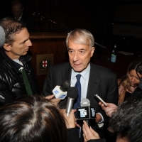 Foto Nicoloro G. 02/11/2012 Milano Con la partecipazione del sindaco Giuliano Pisapia si è svolta al Cimitero Monumentale la cerimonia per l’ iscrizione nel Famedio di 19 nuovi illustri personaggi. nella foto Giuliano Pisapia