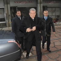 Foto Nicoloro G. 18/01/2011 Milano Incontro, nella sede della Camera di Commercio, su ” Italian-Albanian Economic Forum ” alla presenza del primo ministro di Albania e delle istituzioni di Lombardia. nella foto Sali Berisha