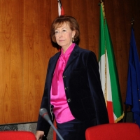 Foto Nicoloro G. 18/01/2011 Milano Incontro, nella sede della Camera di Commercio, su ” Italian-Albanian Economic Forum ” alla presenza del primo ministro di Albania e delle istituzioni di Lombardia. nella foto Letizia Moratti