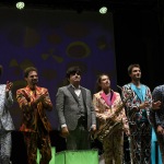 Foto Nicoloro G.   Cervia (RA)   22° edizione de La Milanesiana che per il secondo anno sbarca in Emilia-Romagna e fa tappa a Cervia. nella foto il cantante Elio tra i suoi orchestrali.