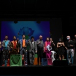 Foto Nicoloro G.   Cervia (RA)   22° edizione de La Milanesiana che per il secondo anno sbarca in Emilia-Romagna e fa tappa a Cervia. nella foto i partecipanti nalla serata con la rosa de La Milanesiana.