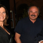 Foto Nicoloro G.   05/08/2020   Forlimpopoli ( FC )   La Milanesiana si sposta a Forlimpopoli per celebrare Pellegrino Artusi a 200 anni dalla sua nascita. nella foto Oscar Farinetti e la sindaca di Forlimpopoli Milena Garavini.